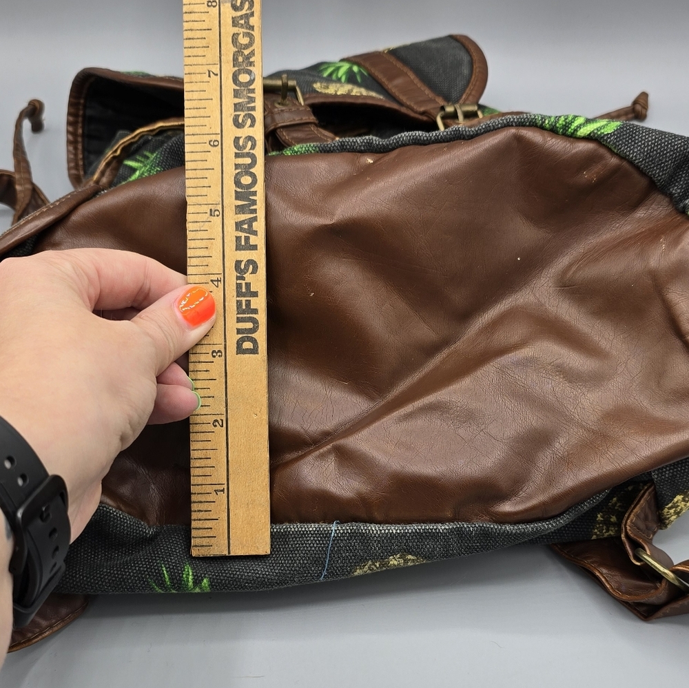 Pineapple Print, Drawstring Backpack, Claires - image 7